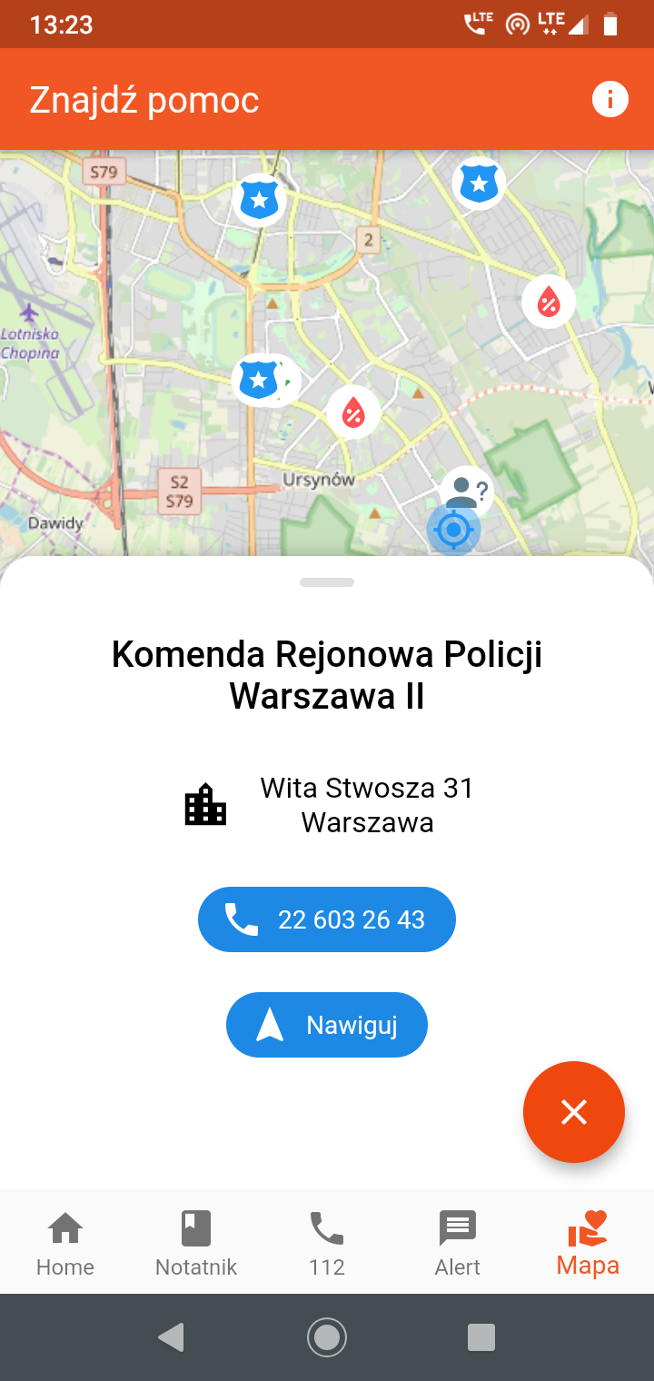 Datenbank der Hilfseinrichtungen in Polen
