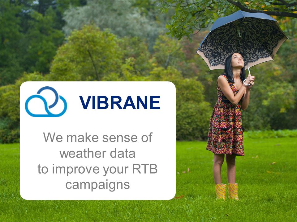 Optimierung von RTB-Werbekampagnen mit der Wetteranalytik von Vibrane