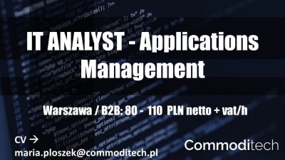 IT Analyst - Applications Management
