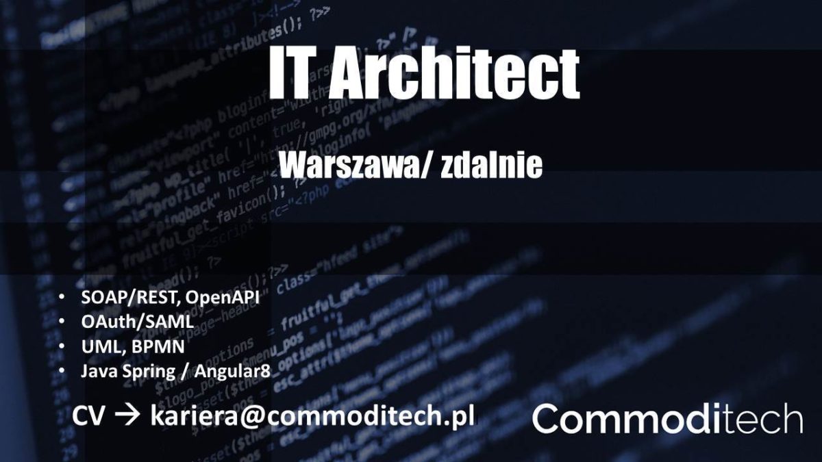 Job posting IT architect